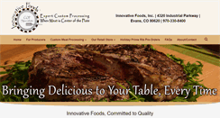 Desktop Screenshot of innovativefoodsco.com