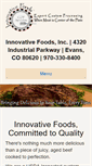 Mobile Screenshot of innovativefoodsco.com